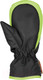 Миниатюра изображения товара Варежки лыжные Reusch Ben Mitten / 4685408-0716 (р-р 4, Mitten Black/Neon Green Inch)