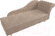 Миниатюра изображения товара Тахта Лига Диванов Камерон 307 правый / 110090 (велюр бежевый)