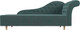 Миниатюра изображения товара Тахта Лига Диванов Камерон 307 правый / 110091 (велюр бирюзовый)