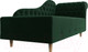 Миниатюра изображения товара Тахта Лига Диванов Камерон 307 правый / 110093 (велюр зеленый)