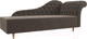 Миниатюра изображения товара Тахта Лига Диванов Камерон 307 правый / 110094 (велюр коричневый)