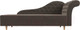 Миниатюра изображения товара Тахта Лига Диванов Камерон 307 правый / 110094 (велюр коричневый)