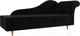 Миниатюра изображения товара Тахта Лига Диванов Камерон 307 правый / 110097 (велюр черный)