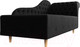 Миниатюра изображения товара Тахта Лига Диванов Камерон 307 правый / 110106 (микровельвет черный)