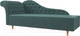 Миниатюра изображения товара Тахта Лига Диванов Камерон 307 левый / 110091 (велюр бирюзовый)
