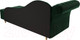 Миниатюра изображения товара Тахта Лига Диванов Камерон 307 левый / 110093 (велюр зеленый)