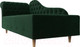 Миниатюра изображения товара Тахта Лига Диванов Камерон 307 левый / 110093 (велюр зеленый)
