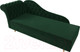 Миниатюра изображения товара Тахта Лига Диванов Камерон 307 левый / 110093 (велюр зеленый)