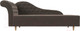 Миниатюра изображения товара Тахта Лига Диванов Камерон 307 левый / 110094 (велюр коричневый)