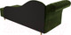 Миниатюра изображения товара Тахта Лига Диванов Камерон 307 левый / 110101 (микровельвет зеленый)