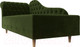 Миниатюра изображения товара Тахта Лига Диванов Камерон 307 левый / 110101 (микровельвет зеленый)