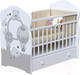Миниатюра изображения товара Детская кроватка VDK New Joy маятник и ящик (белый)