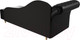 Миниатюра изображения товара Тахта Лига Диванов Камерон 307 левый / 110113 (экокожа черный)