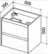 Миниатюра изображения товара Тумба под умывальник BelBagno Kraft 39-500/390-2C-SO-CG