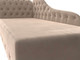 Миниатюра изображения товара Тахта Лига Диванов Камерон 307 левый / 110090 (велюр бежевый)