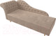 Миниатюра изображения товара Тахта Лига Диванов Камерон 307 левый / 110090 (велюр бежевый)