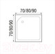 Миниатюра изображения товара Душевой поддон Wemor 70/24 S