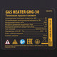 Миниатюра изображения товара Тепловая пушка газовая Denzel GHG-30 / 96479