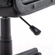 Миниатюра изображения товара Кресло геймерское Brabix Stripe GM-202 / 532509 (экокожа, черный/голубой)