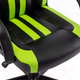 Миниатюра изображения товара Кресло геймерское Brabix Stripe GM-202 / 532511 (экокожа, черный/зеленый)
