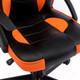 Миниатюра изображения товара Кресло геймерское Brabix Stripe GM-203 / 532513 (экокожа, черный/оранжевый)