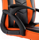 Миниатюра изображения товара Кресло геймерское Brabix Stripe GM-203 / 532513 (экокожа, черный/оранжевый)