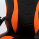 Миниатюра изображения товара Кресло геймерское Brabix Stripe GM-203 / 532513 (экокожа, черный/оранжевый)