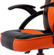 Миниатюра изображения товара Кресло геймерское Brabix Stripe GM-203 / 532513 (экокожа, черный/оранжевый)