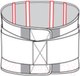 Миниатюра изображения товара Корсет ортопедический пояснично-крестцовый Польза м.1104 тип 321-I (р.1, черный)