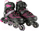Миниатюра изображения товара Роликовые коньки CosmoRide Freerider (р-р 39-42, черный/розовый)