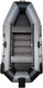 Миниатюра изображения товара Надувная лодка Vivax К270Т с полом-книгой (без киля, серый/черный)