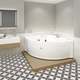 Миниатюра изображения товара Ванна акриловая Vannesa Сандра 149x149 / 2-01-0-0-1-221Ч