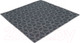 Миниатюра изображения товара Коврик грязезащитный VORTEX Velur Лепестки 90x90 / 24338