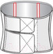 Миниатюра изображения товара Бандаж абдоминальный Польза 1706 тип 321-I (р.2)