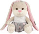 Миниатюра изображения товара Мягкая игрушка Jack&Lin Зайка в сером платье с розовыми вставками / JL-022010-25