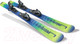 Миниатюра изображения товара Горные лыжи с креплениями Elan 2021-22 Youth Jett Quick Shift 130-150 & EL 4.5 / AFDHSH21 (р.140, зеленый/синий)