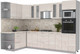 Миниатюра изображения товара Кухонный гарнитур Интерлиния Мила 1.68x3.0 левая (вудлайн кремовый/опал светлый)