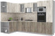 Миниатюра изображения товара Кухонный гарнитур Интерлиния Мила 1.68x3.2 левая (дуб белый/дуб серый/опал светлый)