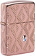 Миниатюра изображения товара Зажигалка Zippo Armor Geometric Diamond Pattern Design / 49702 (розовое золото)
