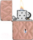 Миниатюра изображения товара Зажигалка Zippo Armor Geometric Diamond Pattern Design / 49702 (розовое золото)