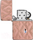Миниатюра изображения товара Зажигалка Zippo Armor Geometric Diamond Pattern Design / 49702 (розовое золото)