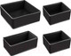 Миниатюра изображения товара Набор коробок для хранения Рыжий кот 312621 (черный, 4шт)