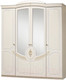 Миниатюра изображения товара Шкаф ФорестДекоГрупп Щара 4-х створчатый (слоновая кость)