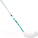 Миниатюра изображения товара Клюшка для флорбола Realstick Level 2.8 / MR-KF-L75 (белый/голубой)
