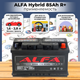 Миниатюра изображения товара Автомобильный аккумулятор ALFA battery Hybrid R низкий / AL 85 Low (85 А/ч)