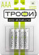 Миниатюра изображения товара Комплект батареек Трофи LR03-4BL ECO / Б0017044