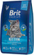 Миниатюра изображения товара Сухой корм для кошек Brit Premium Cat Kitten с курицей / 5049684 (8кг)