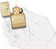 Миниатюра изображения товара Зажигалка Zippo Armor / 49060 (золотистый)