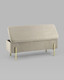 Миниатюра изображения товара Банкетка Stool Group Болейн с ящиком / 20A544VF-MOMO-3 (велюр бежевый)