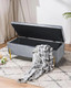 Миниатюра изображения товара Банкетка Stool Group Болейн с ящиком / 20A544VF-MOMO-38 (велюр серый)